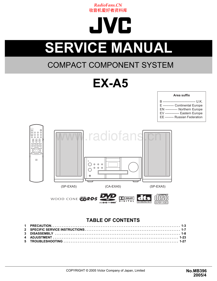 JVC-EXA5-cs-sm 维修电路原理图.pdf_第1页