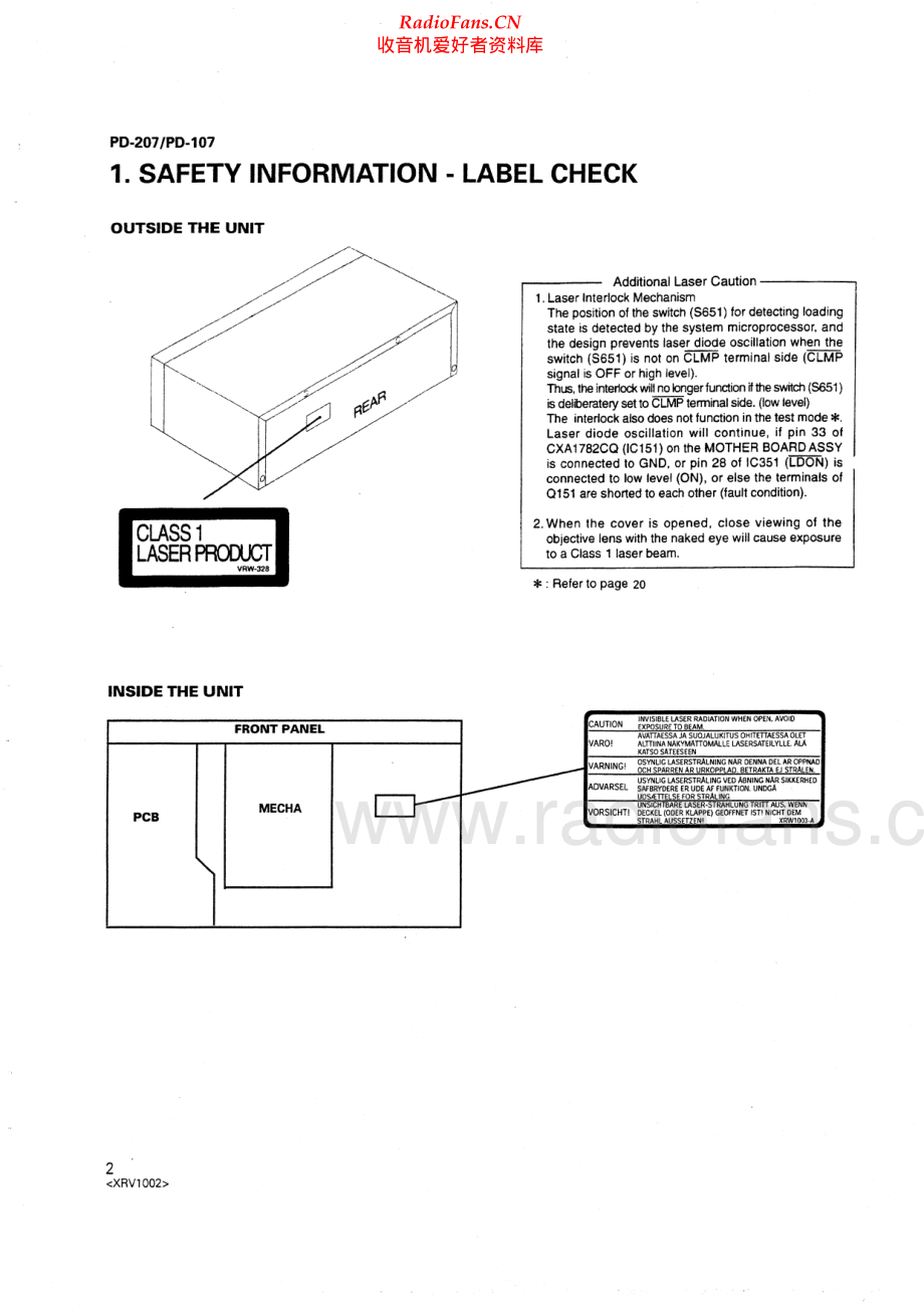 Pioneer-PD207-cd-sm 维修电路原理图.pdf_第2页