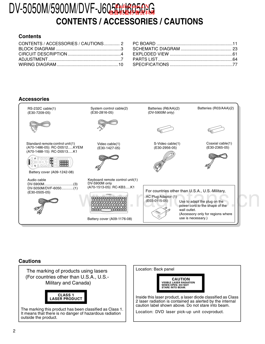 Kenwood-DV5900M-cd-sm 维修电路原理图.pdf_第2页