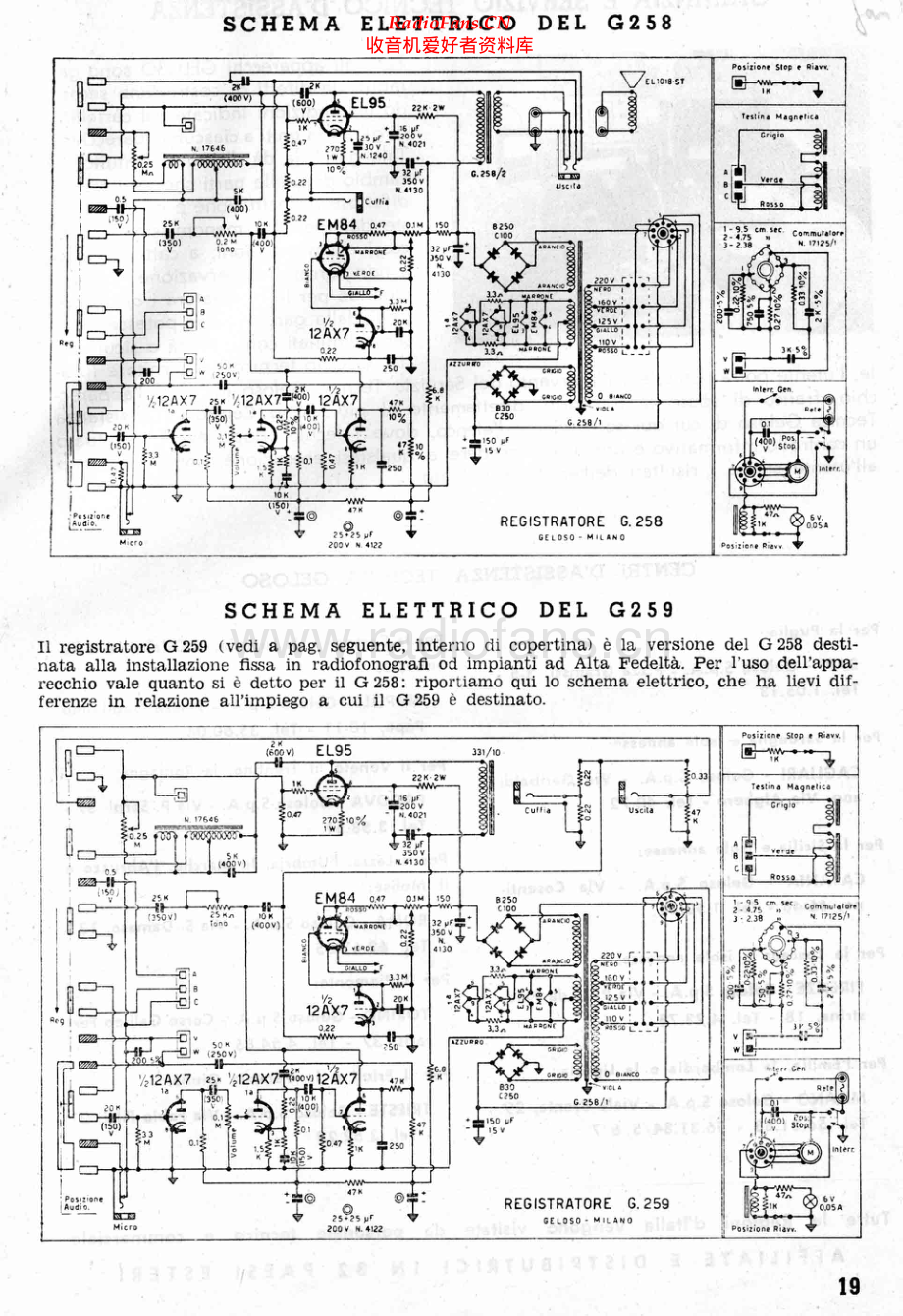 Geloso-G258-tape-sm维修电路原理图.pdf_第1页