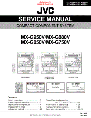 JVC-MXG880V-cs-sm 维修电路原理图.pdf