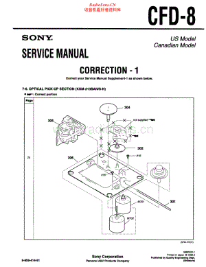 Sony-CDF8-pr-scorr 维修电路原理图.pdf