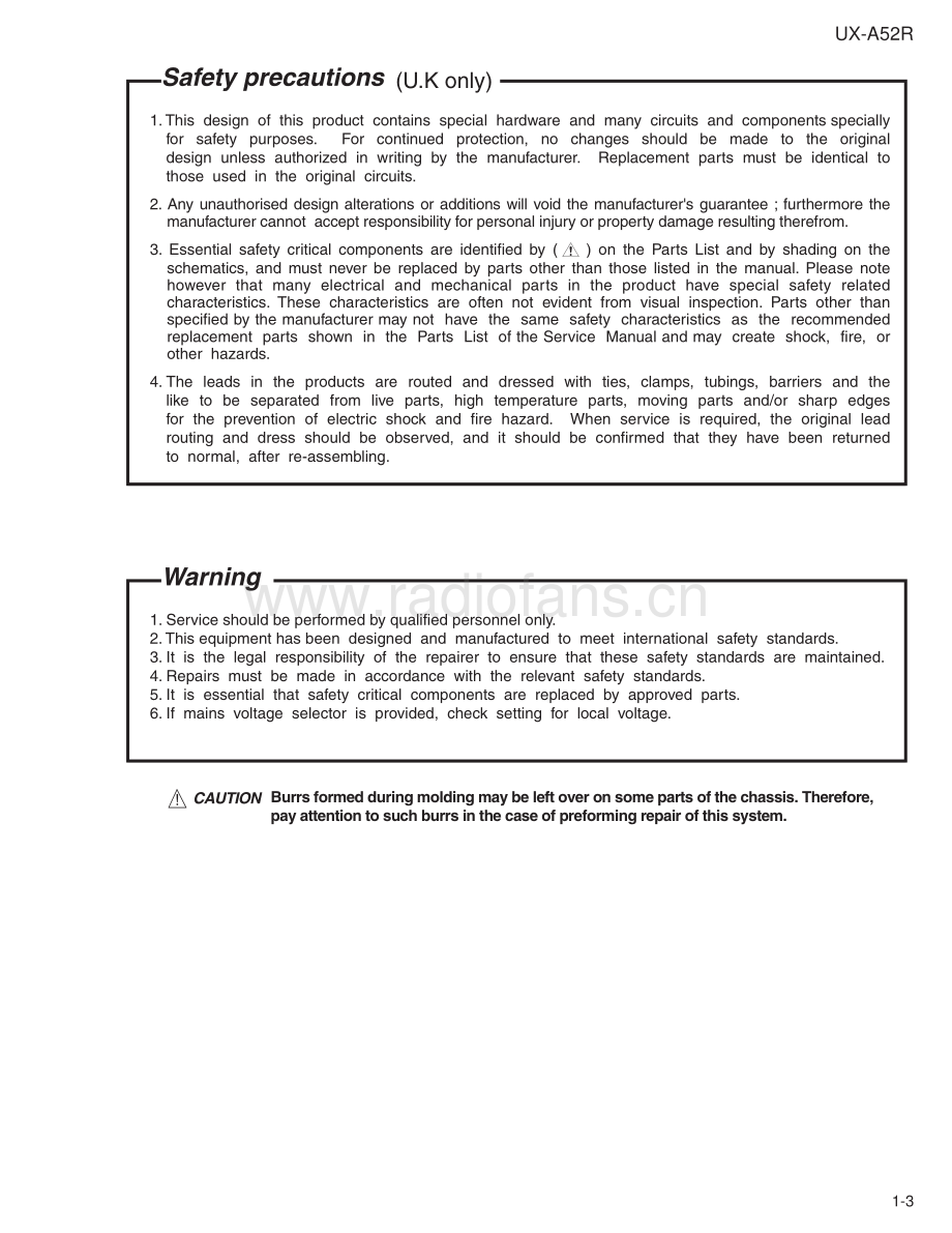 JVC-UXA52R-cs-sm 维修电路原理图.pdf_第3页