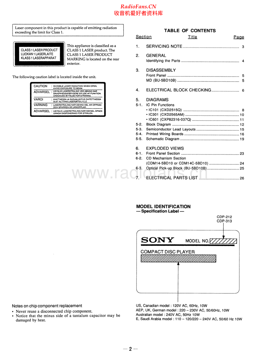 Sony-CDP212-cd-sm 维修电路原理图.pdf_第2页