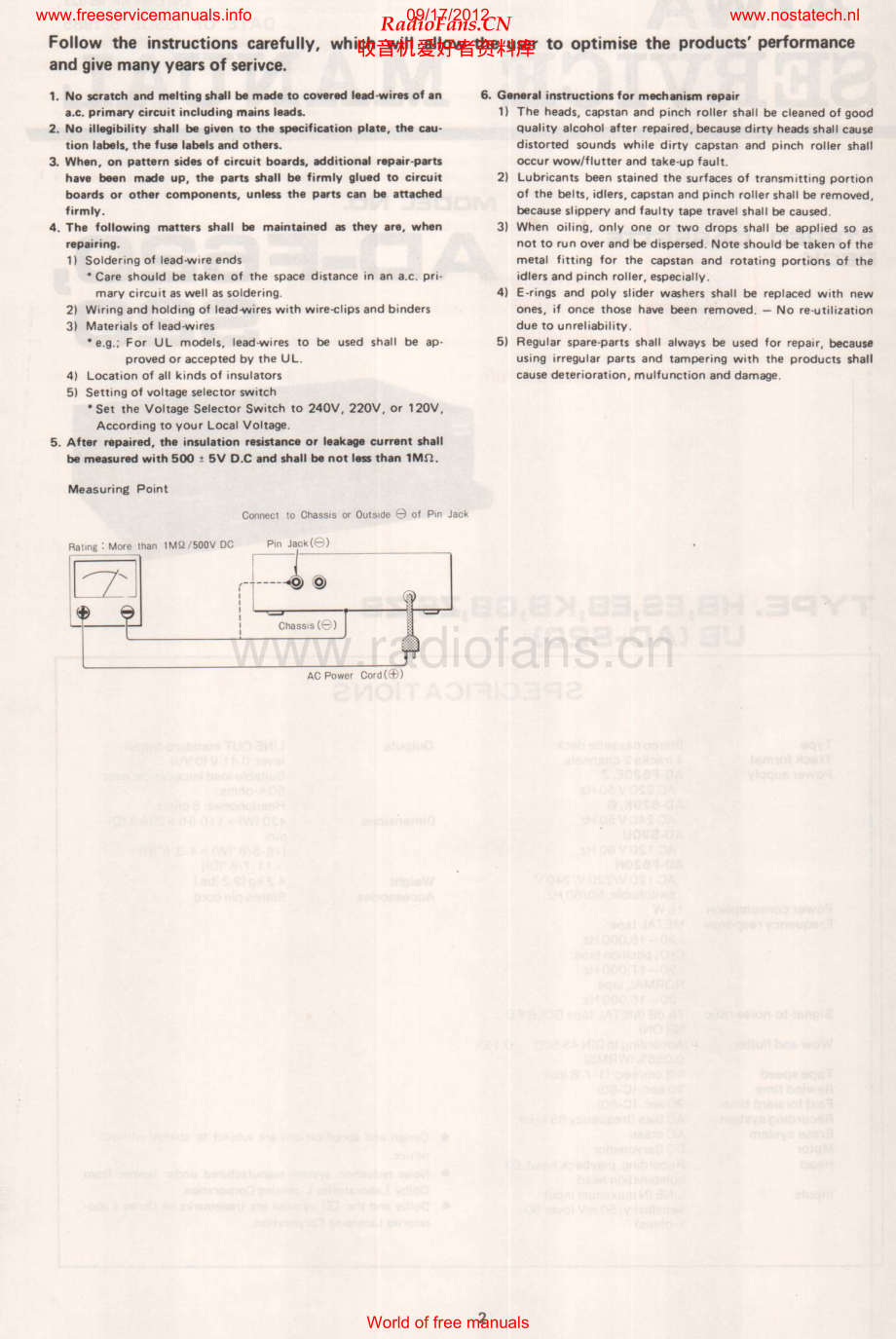 Aiwa-ADF620-tape-sm维修电路原理图.pdf_第2页