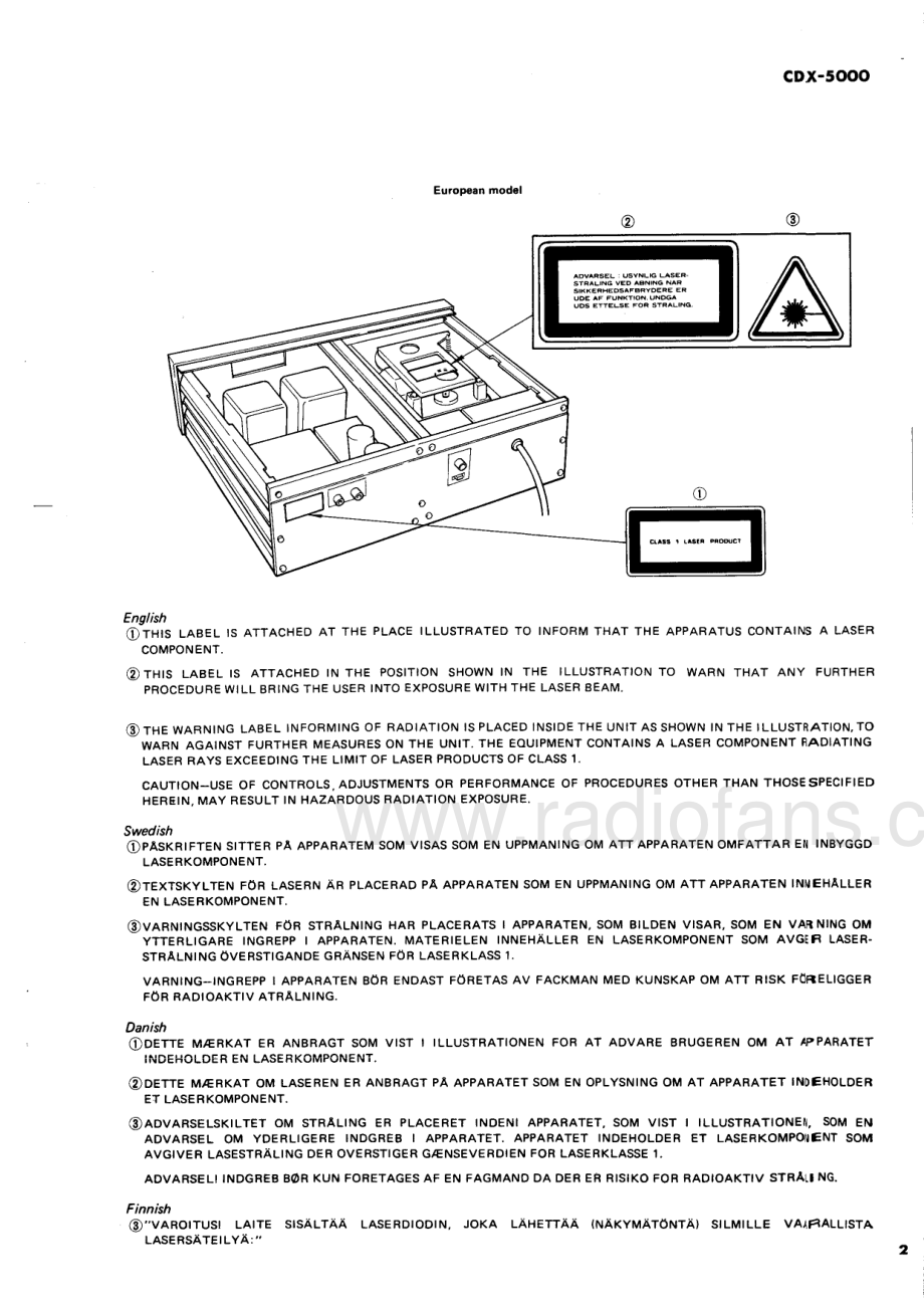 Yamaha-CDX5000-cd-sm 维修电路原理图.pdf_第3页