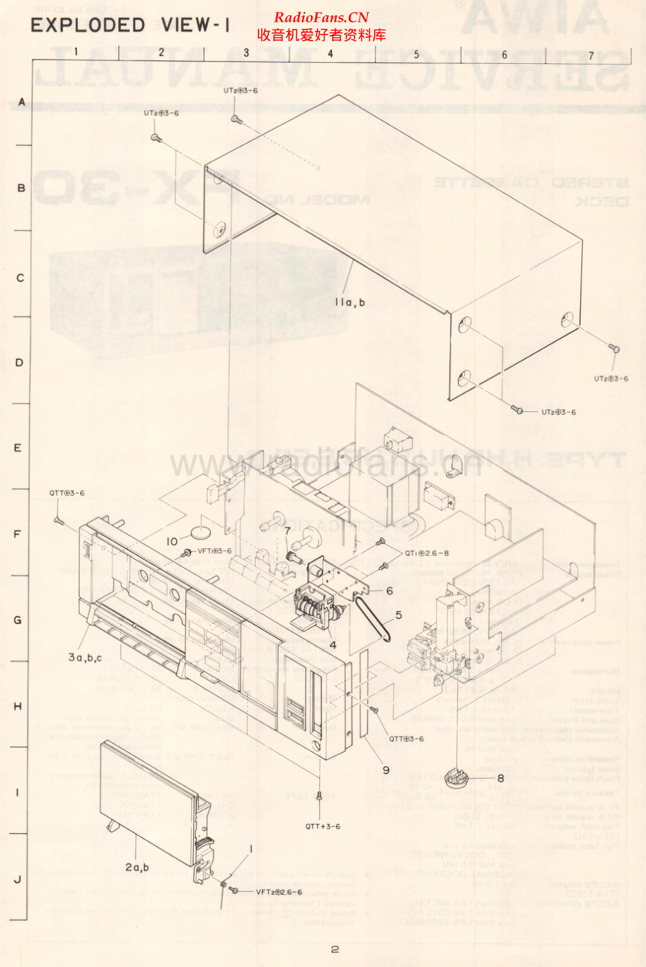 Aiwa-FX30-tape-sm维修电路原理图.pdf_第2页