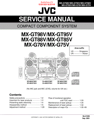 JVC-MXG78V-cs-sm 维修电路原理图.pdf