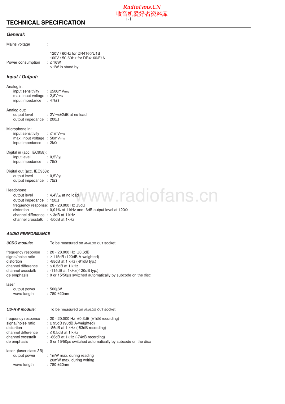 Marantz-DR4160-cd-sm 维修电路原理图.pdf_第2页