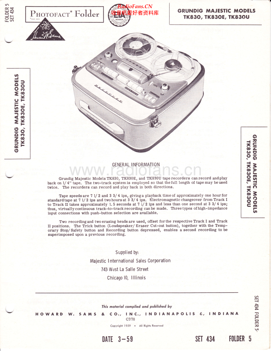 Grundig-TK830E-tape-sm维修电路原理图.pdf_第1页