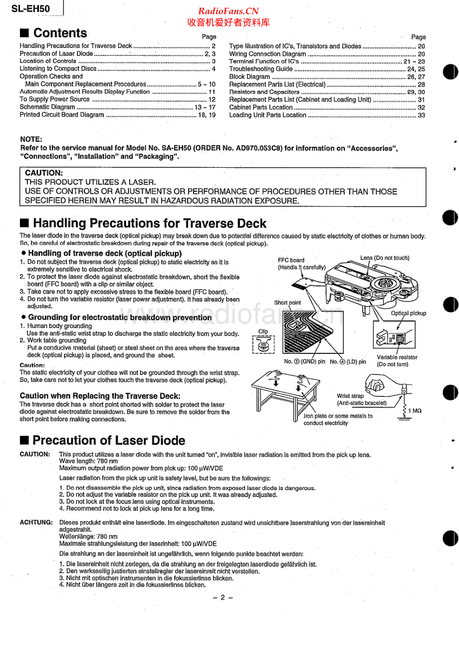 Technics-SLEH50-cd-sm 维修电路原理图.pdf_第2页