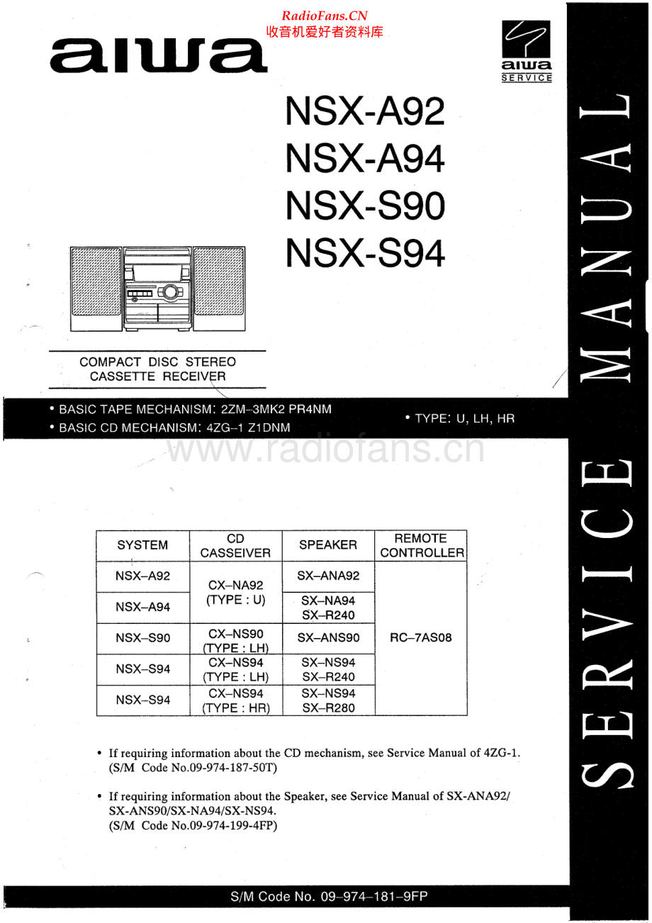 Aiwa-NSXA92-cs-sm维修电路原理图.pdf_第1页