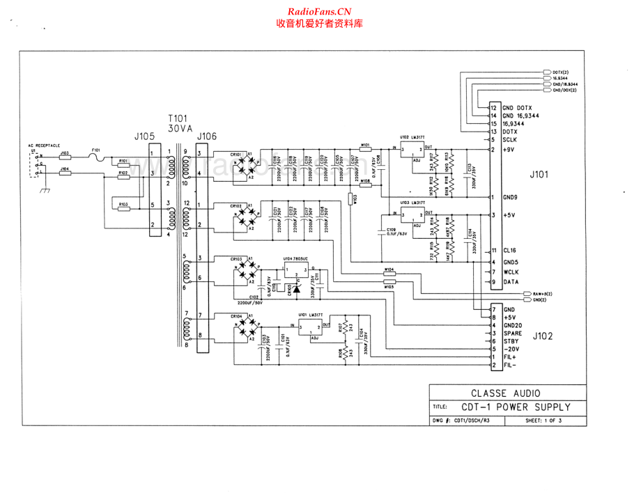 Classe-CDT1-cd-sm维修电路原理图.pdf_第1页