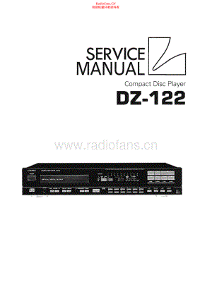 Luxman-DZ122-cd-sm 维修电路原理图.pdf