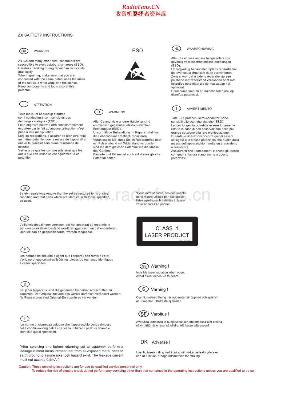 Philips-ARG1137-cd-sm 维修电路原理图.pdf_第2页