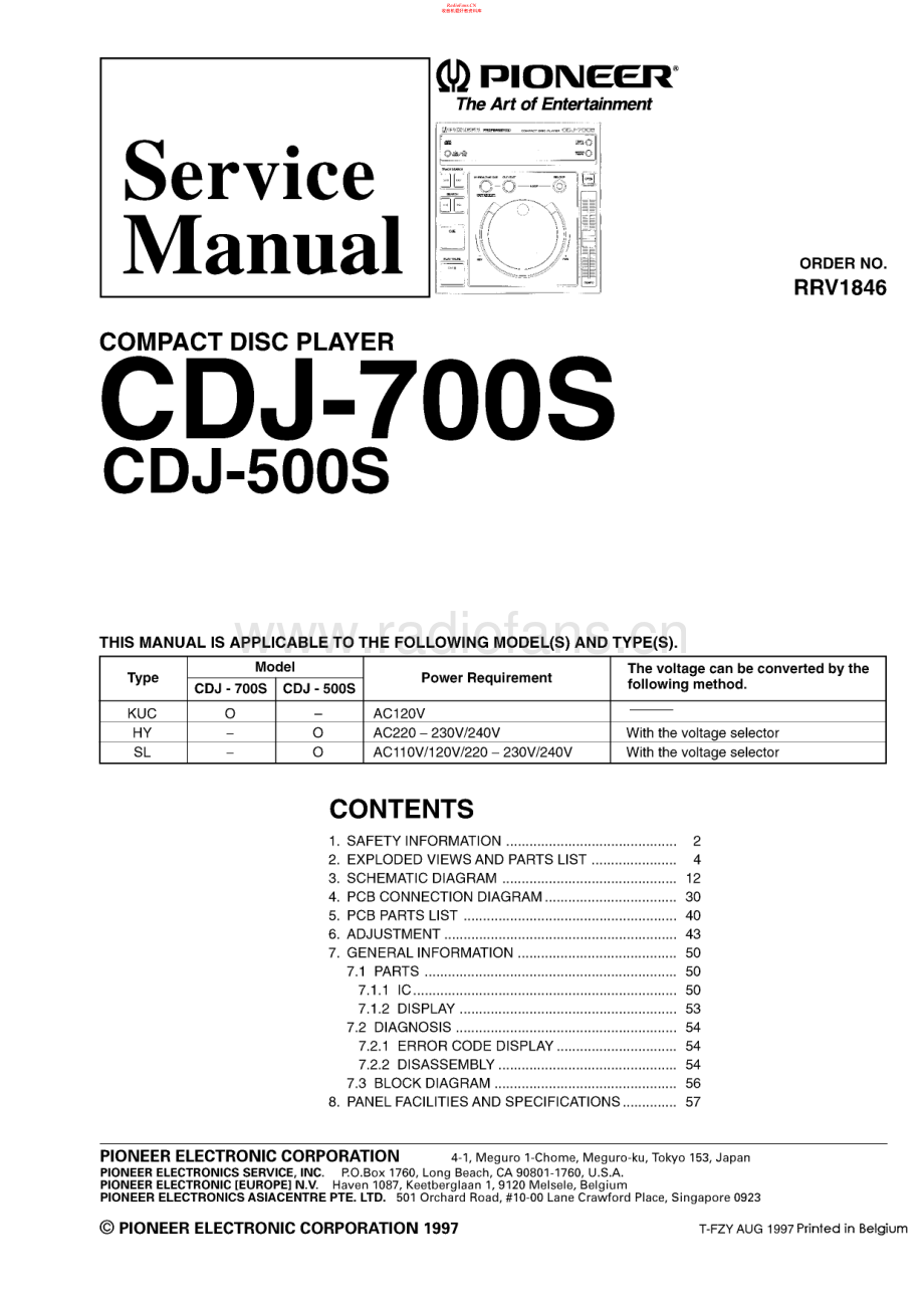 Pioneer-CDJ500S-cd-sm 维修电路原理图.pdf_第1页