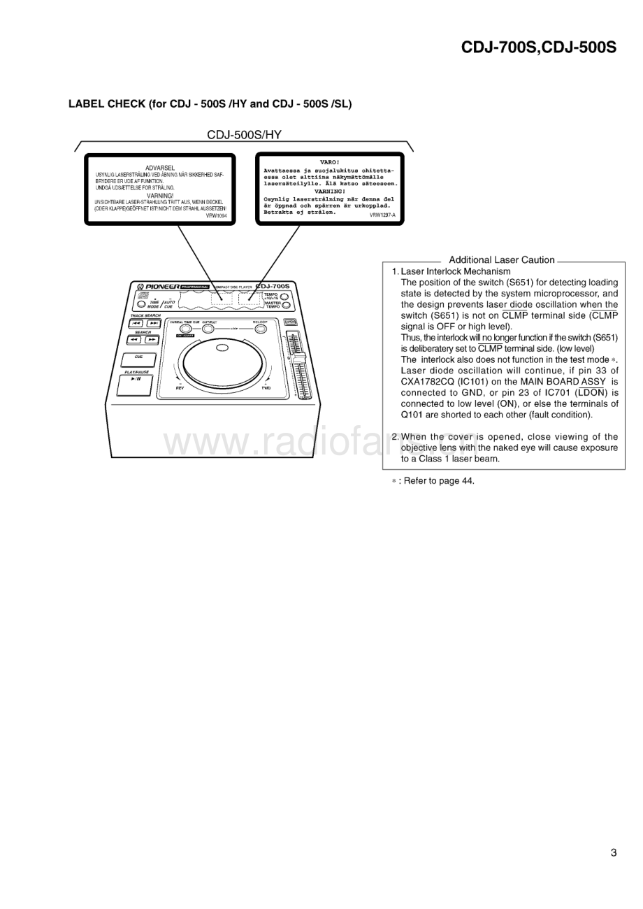 Pioneer-CDJ500S-cd-sm 维修电路原理图.pdf_第3页