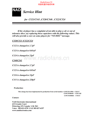 NAD-C541-cd-sh1 维修电路原理图.pdf