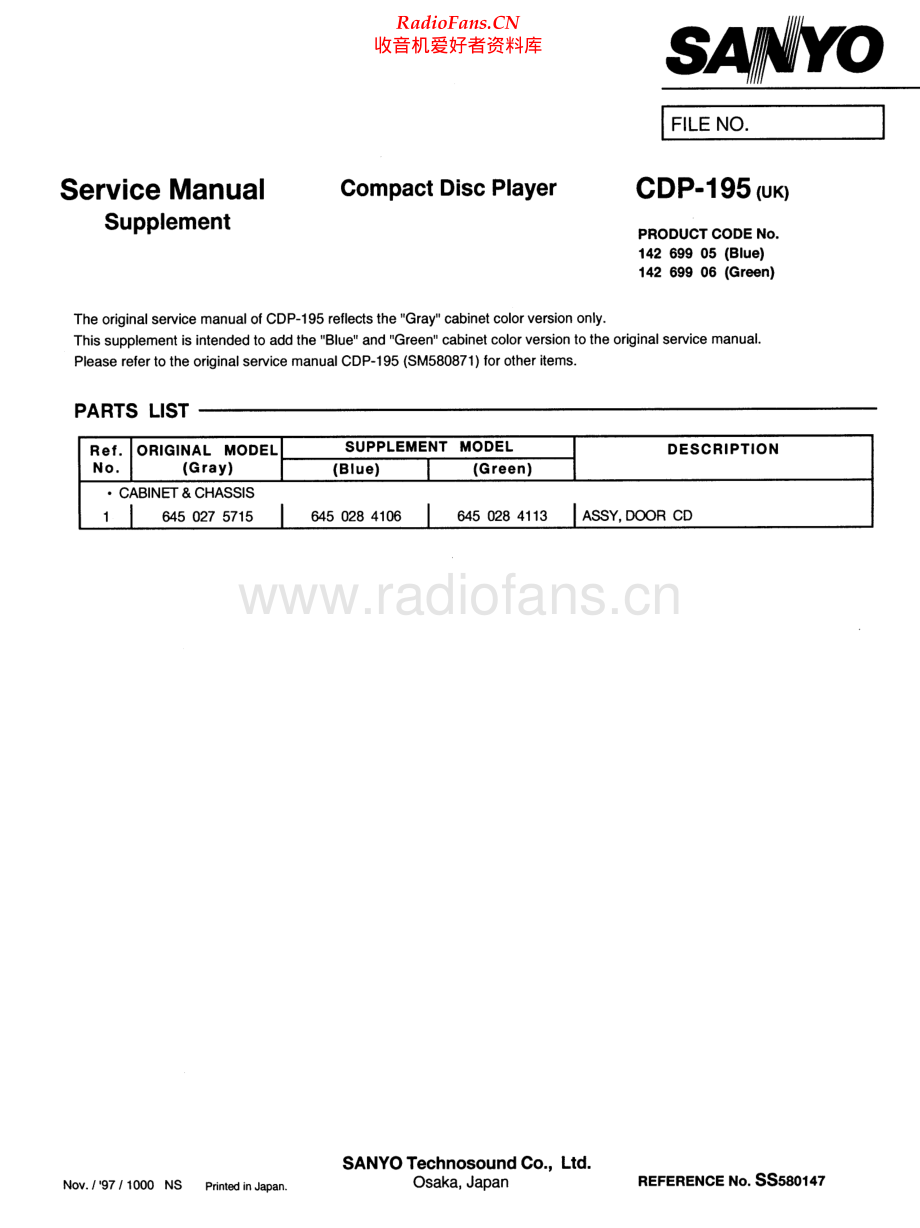 Sanyo-CDP195BX-dm-sm 维修电路原理图.pdf_第2页