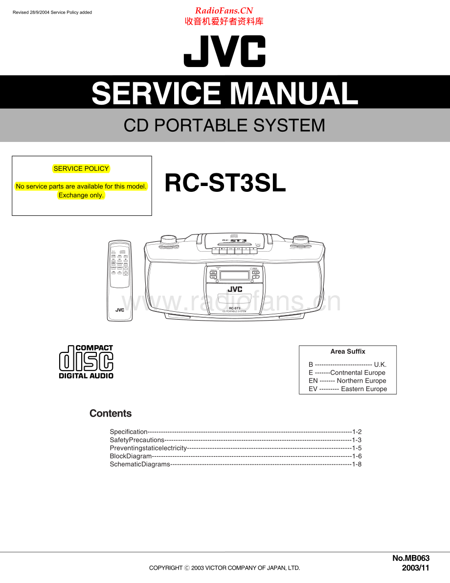 JVC-RCST3-cs-sch 维修电路原理图.pdf_第1页