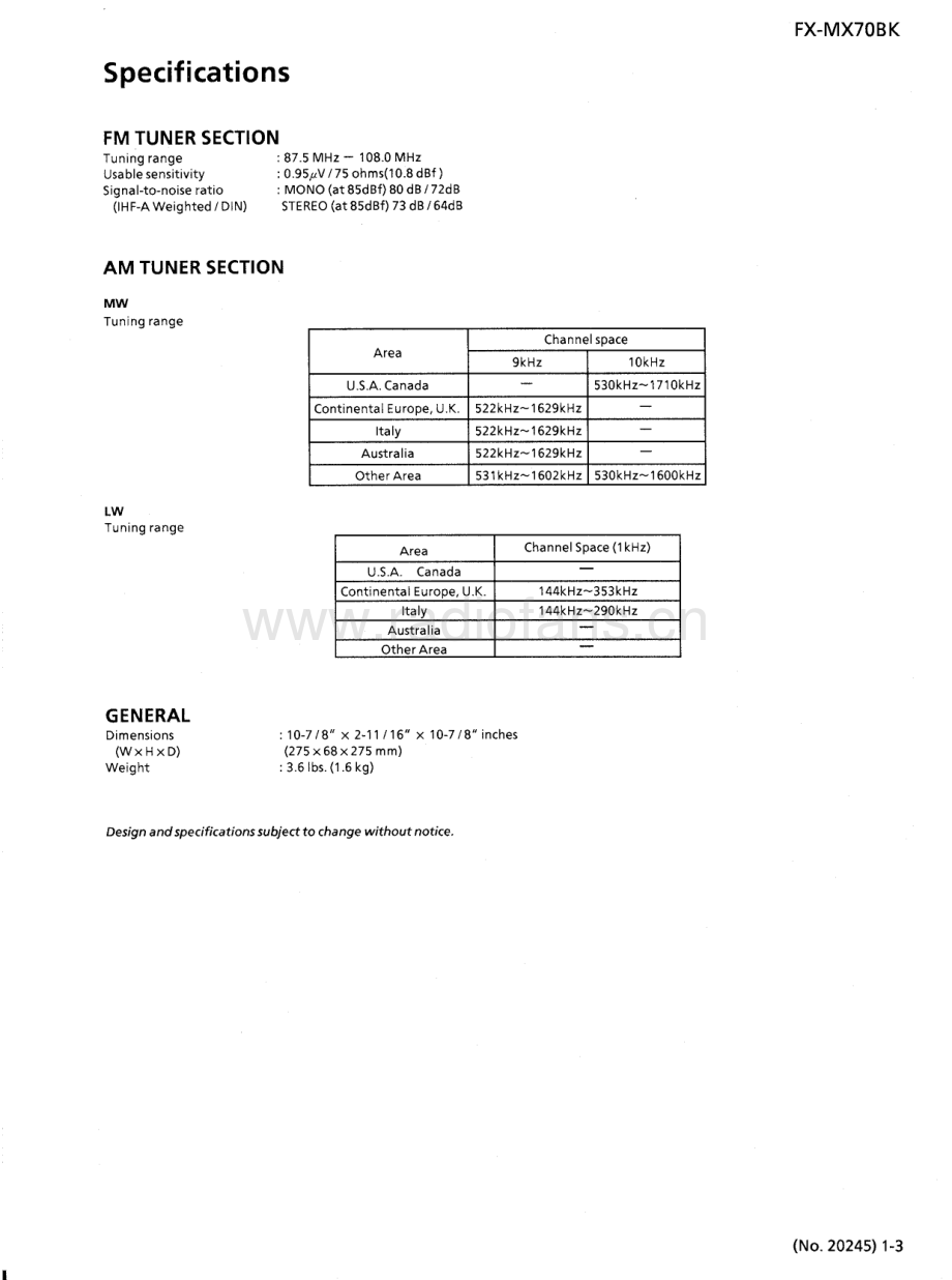 JVC-FXMX70BK-cs-sm 维修电路原理图.pdf_第3页