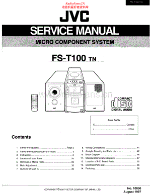 JVC-FST100-cs-sm 维修电路原理图.pdf