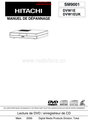 Hitachi-DVW1E-cd-sm 维修电路原理图.pdf