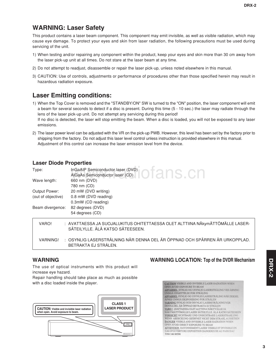 Yamaha-DRX2-dvd-sm 维修电路原理图.pdf_第3页