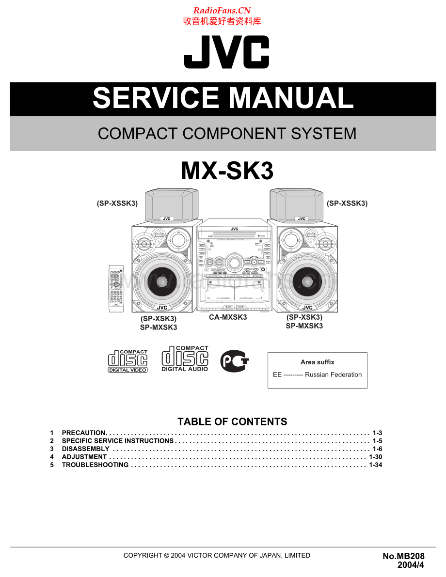 JVC-MXSK3-cs-sm 维修电路原理图.pdf_第1页