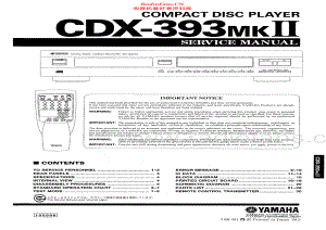 Yamaha-CDX393_MK2-cd-sm 维修电路原理图.pdf