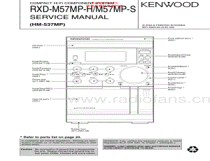 Kenwood-HM57MP-cd-sm 维修电路原理图.pdf