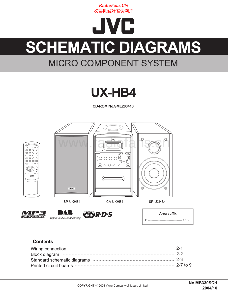 JVC-UXHB4-cs-sch 维修电路原理图.pdf_第1页