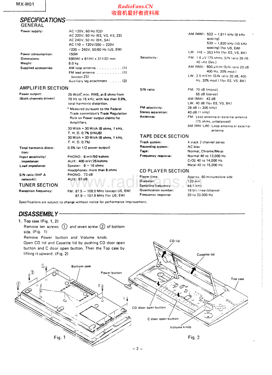 Hitachi-MXW01-cd-sm 维修电路原理图.pdf_第2页