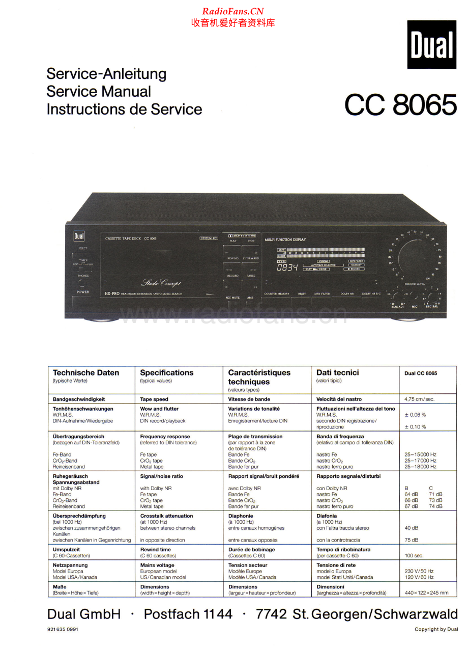 Dual-CC8065-tape-sm维修电路原理图.pdf_第1页