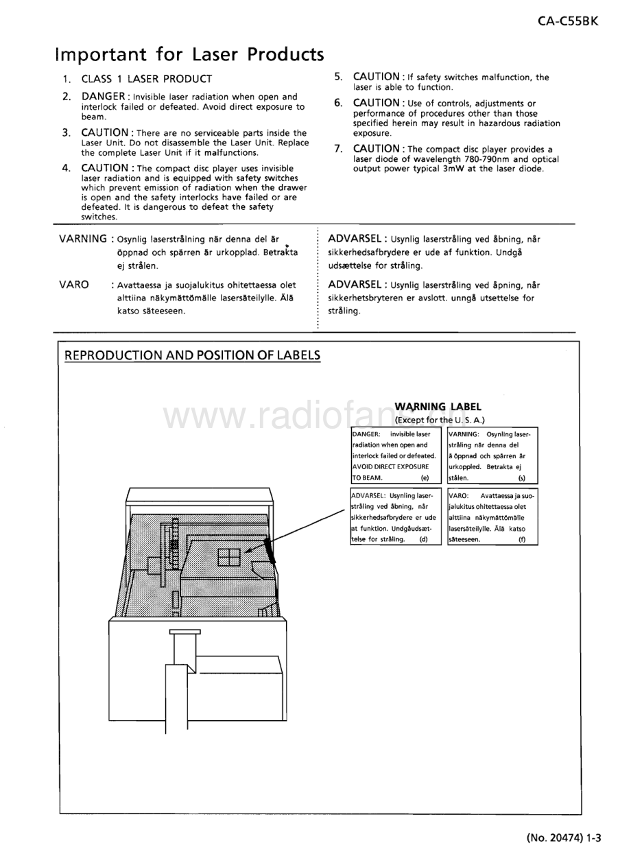 JVC-CAC55BK-cs-sm 维修电路原理图.pdf_第3页