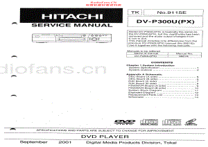 Hitachi-DVP300U-cd-sm 维修电路原理图.pdf