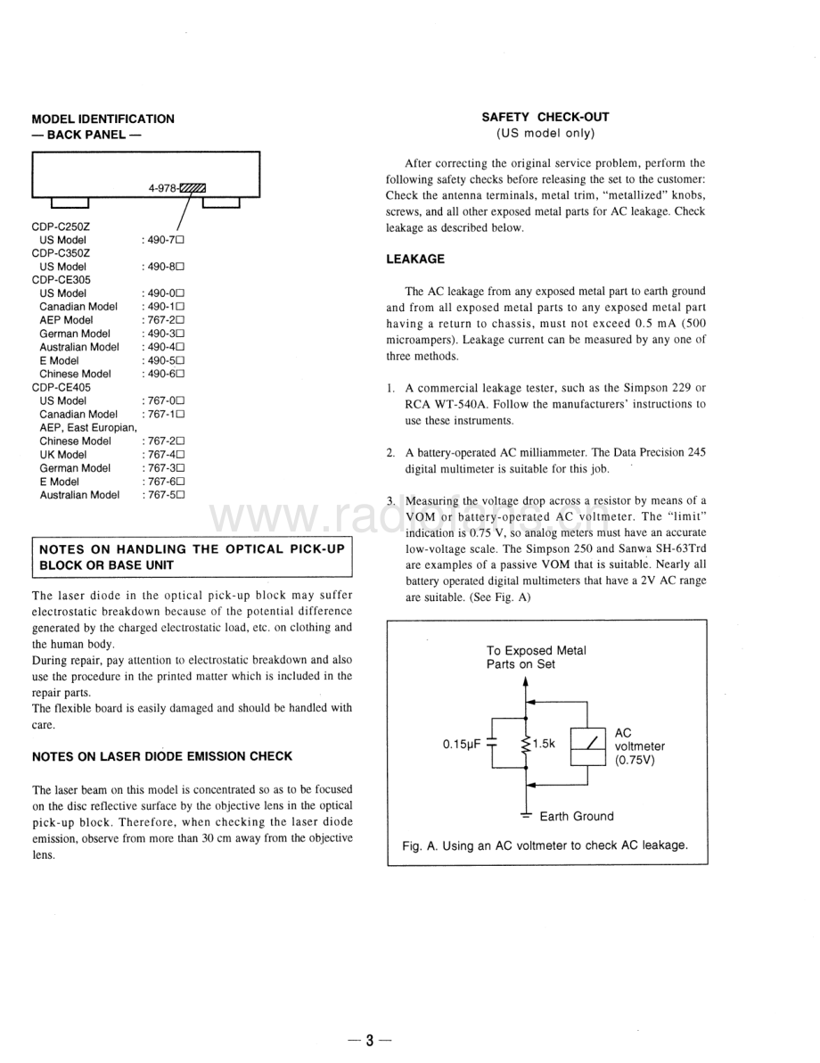 Sony-CE305-cd-sm 维修电路原理图.pdf_第3页