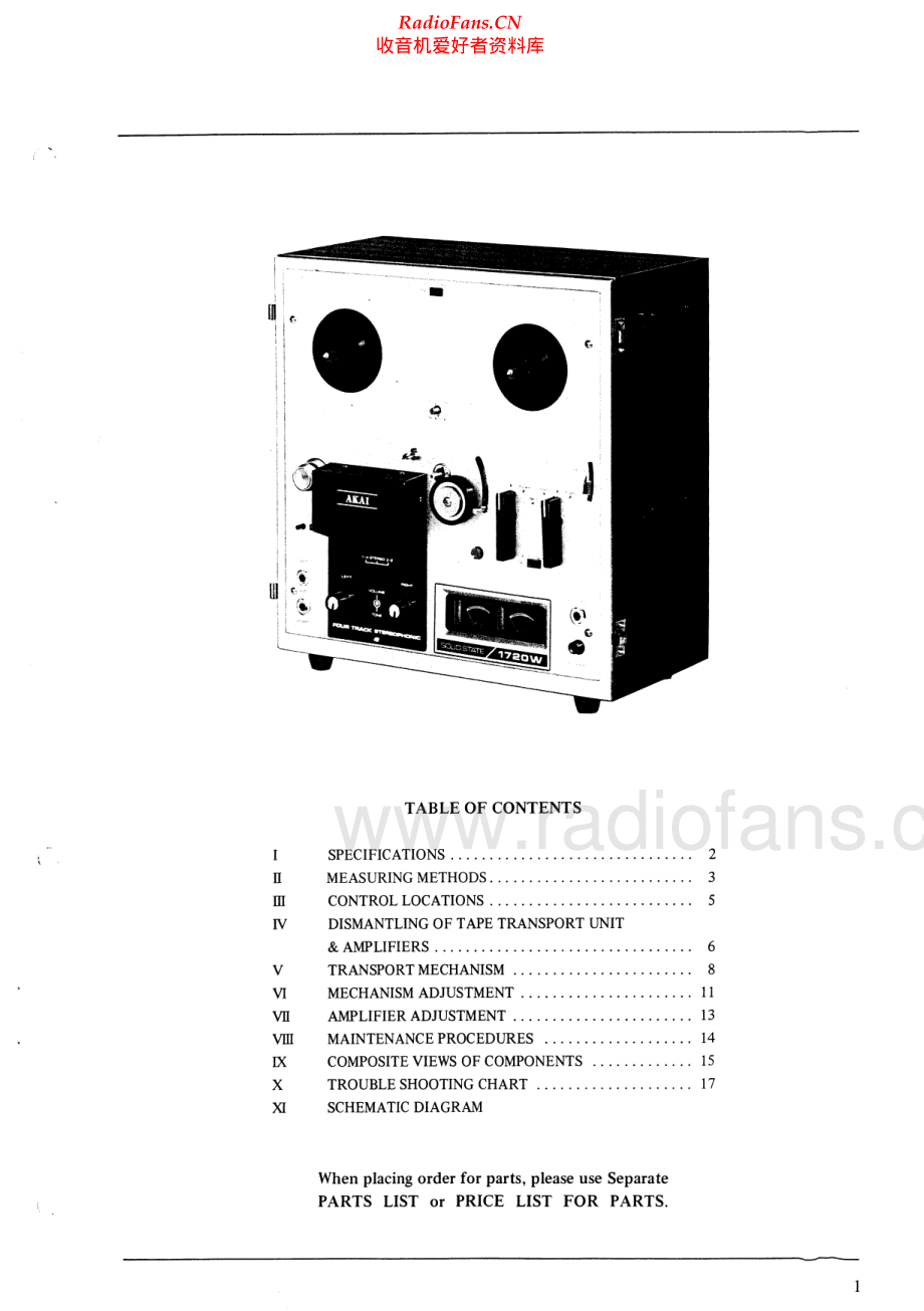 Akai-1720W-tape-sm维修电路原理图.pdf_第2页