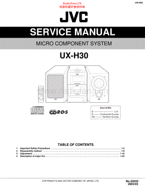 JVC-UXH30-cs-sm 维修电路原理图.pdf
