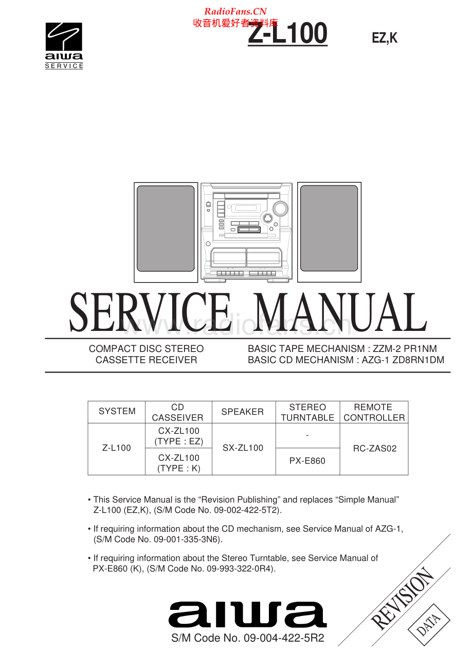 Aiwa-ZL100-cs-sm维修电路原理图.pdf_第1页