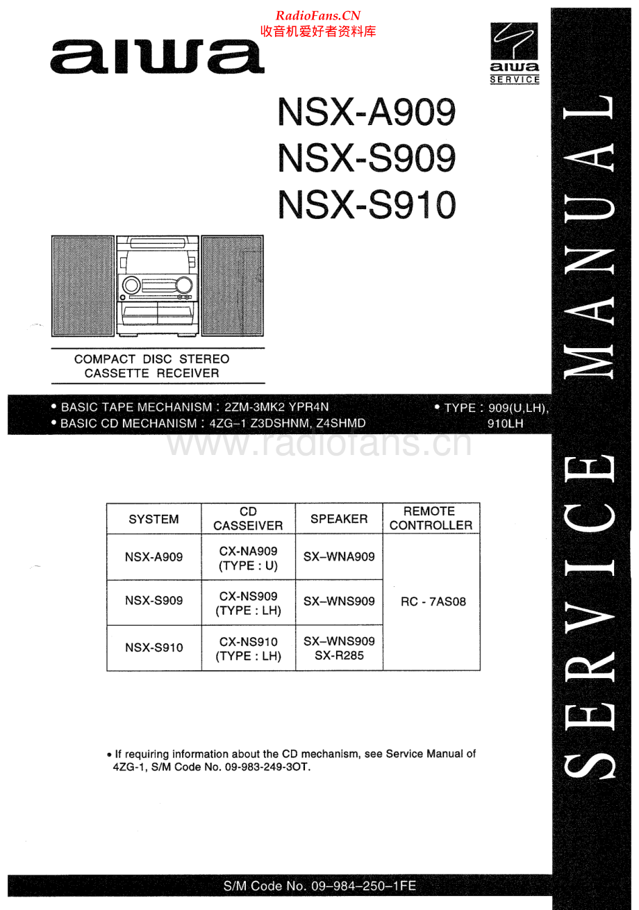 Aiwa-NSXA909-cs-sm维修电路原理图.pdf_第1页