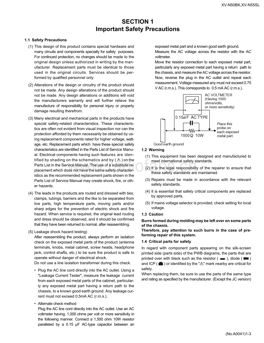 JVC-XVN55SL-cd-sm 维修电路原理图.pdf_第3页