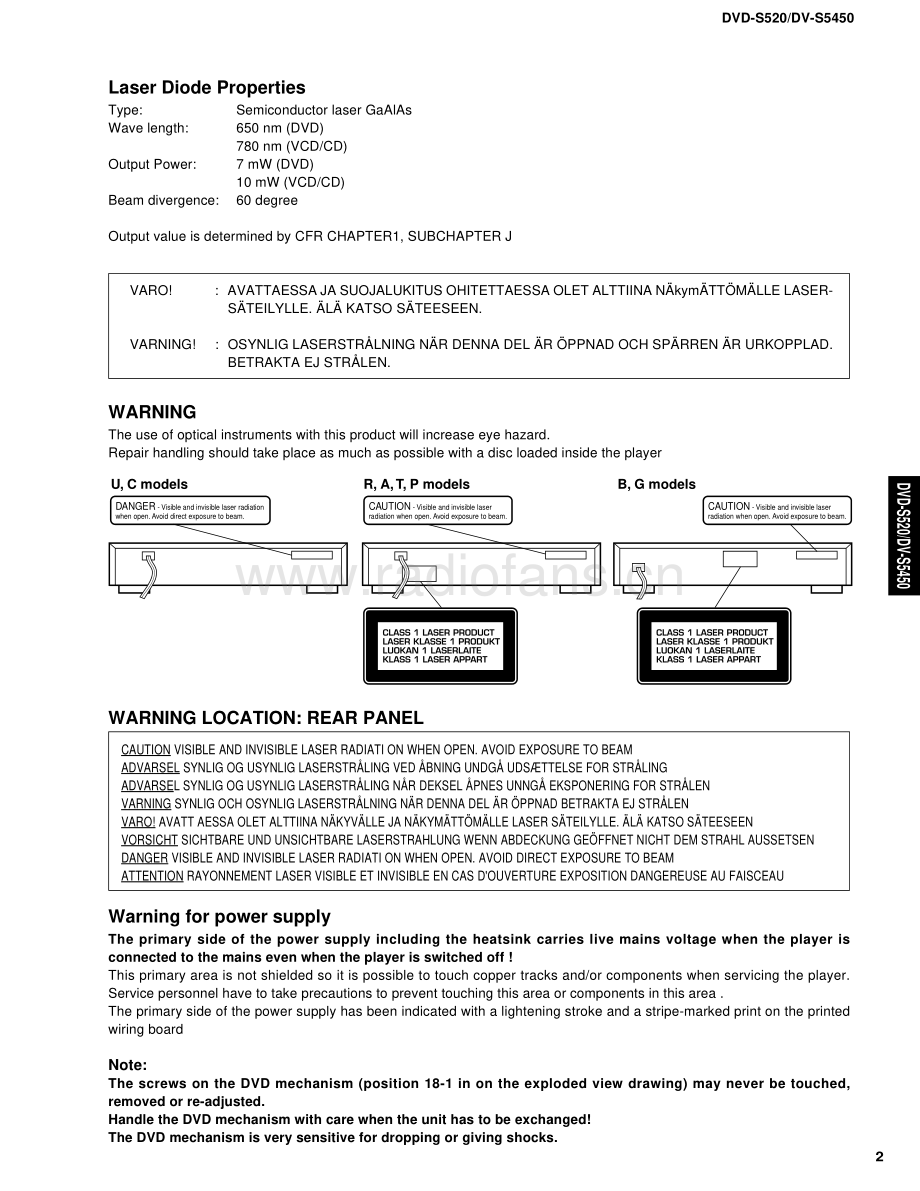 Yamaha-DVS5450-dvd-sm 维修电路原理图.pdf_第3页