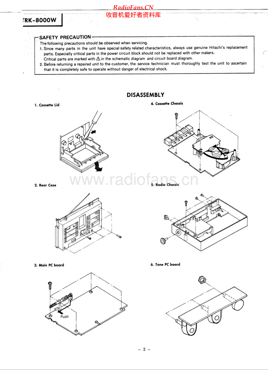 Hitachi-TRK8000W-pr-sm 维修电路原理图.pdf_第2页