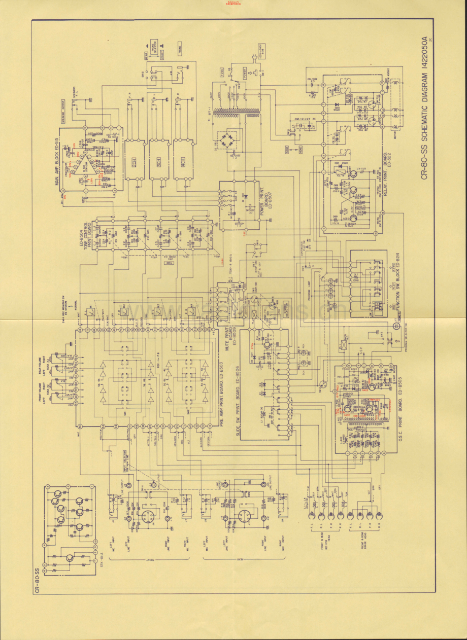 Akai-CR80SS-tape-sch维修电路原理图.pdf_第1页