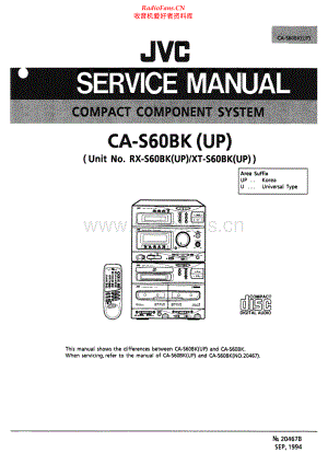 JVC-CAS60BK-cs-sm 维修电路原理图.pdf