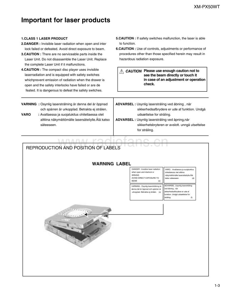 JVC-XMPX50WT-md-sm 维修电路原理图.pdf_第3页