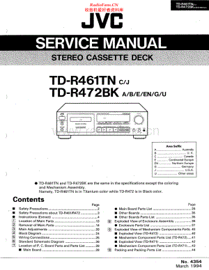 JVC-TDR4BK-tape-sm 维修电路原理图.pdf