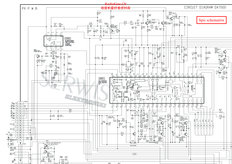 Hitachi-DA7000-cd-sch 维修电路原理图.pdf_第2页