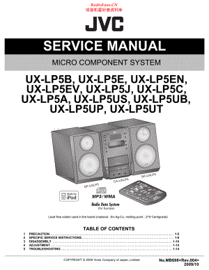 JVC-UXLP5-cs-sm 维修电路原理图.pdf